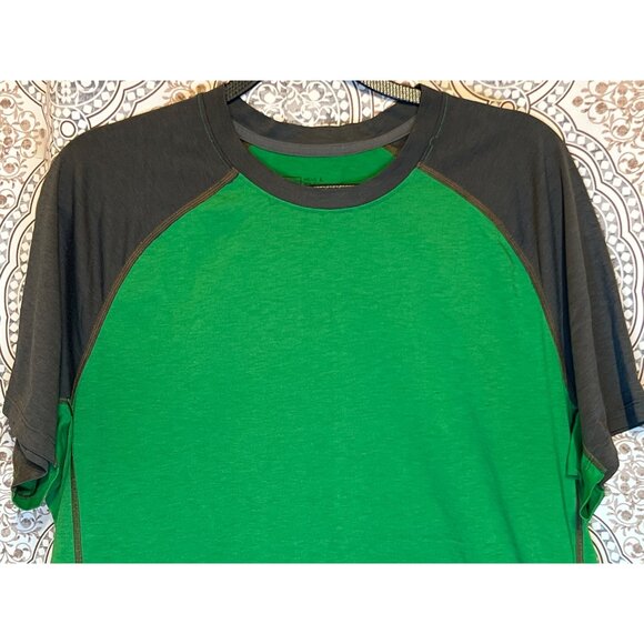 REI Mens Green & Gray Raglan Short Sleeve T-Shirt Size L - Picture 4 of 10